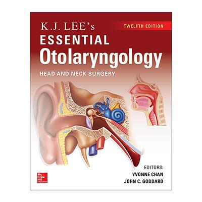 英文原版 K.J. LEE's Essential Otolaryngology Head and Neck Surgery 耳鼻咽喉头颈外科精要 第12版 英文版 进口英语原版书籍
