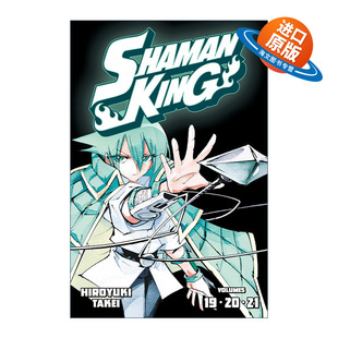 通灵王 SHAMAN Omnibus 英文版 书籍 英文原版 同名动漫漫画 Vol.19 KING 精选集7 进口英语原版 21卷合订本