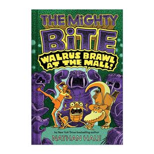 Brawl 精装 The Walrus Bite 英文版 内森·黑尔 the 进口英语原版 强力之咬系列2 儿童冒险漫画 Mighty 英文原版 书籍 Mall
