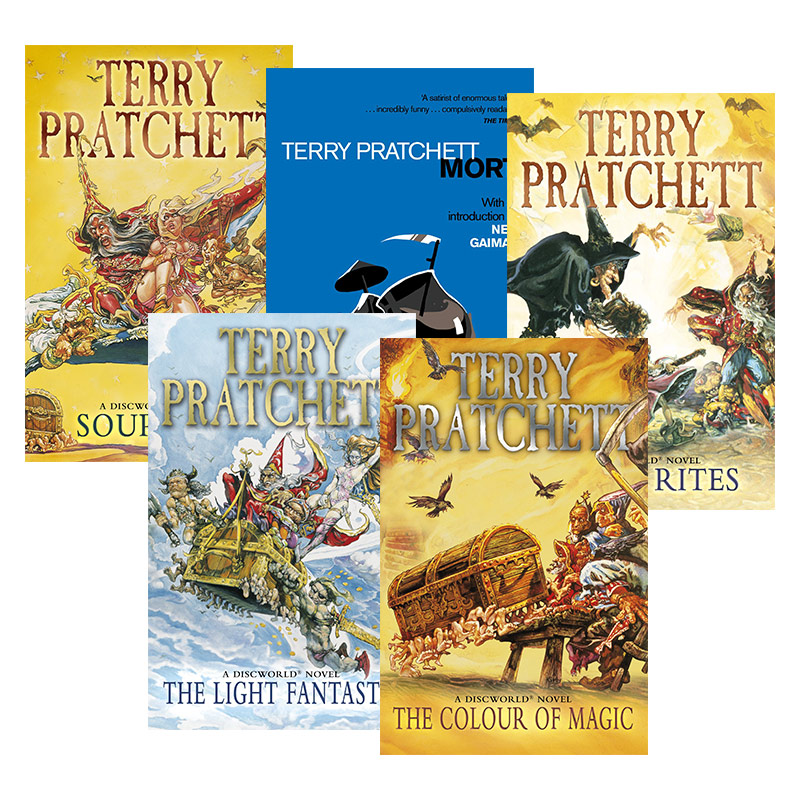 英文原版 Discworld Novel 碟形世界系列1-5 五册套装 畅销科幻小说 Terry Pratchett 英文版 进口英语原版书籍 书籍/杂志/报纸 文学小说类原版书 原图主图