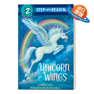 英文原版 Step into Reading 2 - Unicorn Wings 独角兽的翅膀 兰登分级阅读2 英文版 进口英语原版书籍