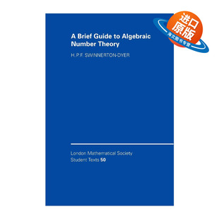英文原版 A Brief Guide to Algebraic Number Theory 代数数论简明指南 伦敦数学会学生文本系列 英文版 进口英语原版书籍