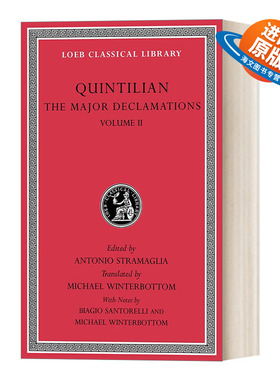 英文原版小说 The Major Declamations  Volume II  主要演说卷2  拉英对照版 洛布古典丛书 英文版 进口英语原版书籍