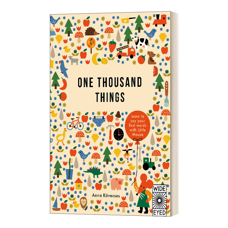 英文原版 one thousand things 儿童启蒙认知的一千件事物 精装 英文