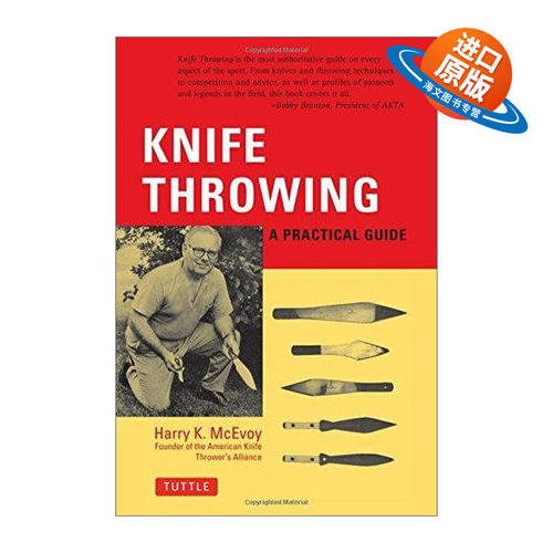 英文原版 Knife Throwing 飞刀投掷 实用指南 Harry K. McEvoy 英文版 进口英语原版书籍