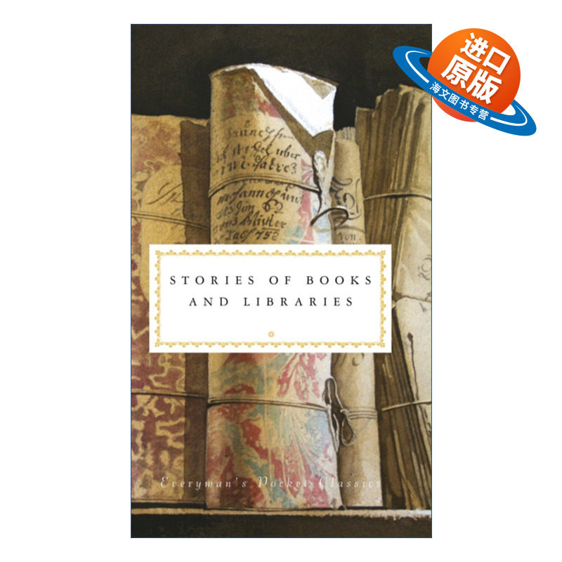 英文原版小说 Stories of Books and Libraries 书籍与图书馆故事集 Everyman精装收藏版 口袋经典系列 英文版 进口英语原版书籍