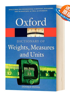 英文原版 A Dictionary of Weights  Measures  and Units  重量测量单位词典 英文版