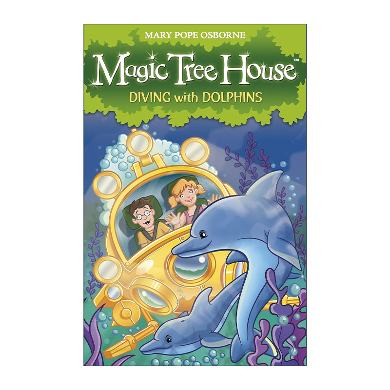 英文原版 Magic Tree House 9: Diving with Dolphins 神奇树屋9 与海豚共舞 英版 玛丽·波·奥斯本 英文版 进口英语原版书籍
