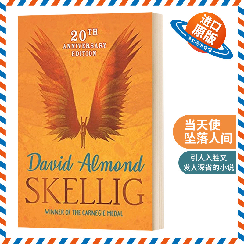 Skellig 当天使坠落人间 英文原版 20周年纪念版 英文版 安徒生奖作家 2000普林兹银奖 进口英语原版书籍外文小说