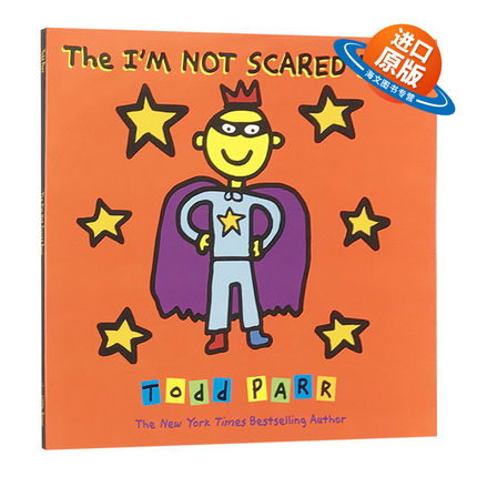 英文原版 The I'M NOT SCARED Book 淘弟有个大世界 我不害怕 儿童情绪管理绘本 英文版