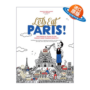 精装 世界上著名 Let 英文原版 书籍 Paris Eat 美食城市 进口英语原版 英文版 基本指南