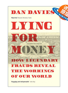 英文原版 Lying for Money 商业大骗局 风险专家解密惊天诈欺案手法与犯罪温床 英文版 进口英语原版书籍