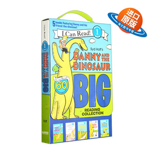 英文原版 Danny and Dinosaur 丹尼和恐龙5册盒装 I Can Read Level 1 分级阅读 英文版 进口英语原版书籍