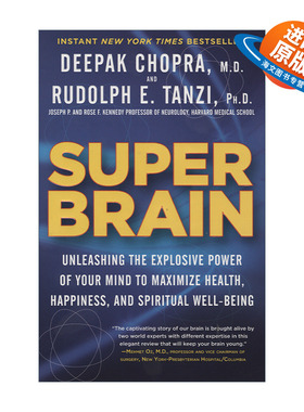 英文原版 Super Brain 超脑零极限 释放思想爆发力 健康幸福 Deepak Chopra 英文版 进口英语原版书籍