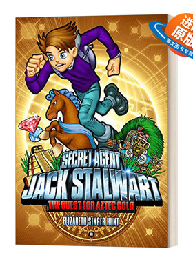 英文原版 Secret Agent Jack Stalwart Book 10 The Quest for Aztec Gold Mexico 秘密特工之墨西哥篇 英文版 进口英语原版书籍