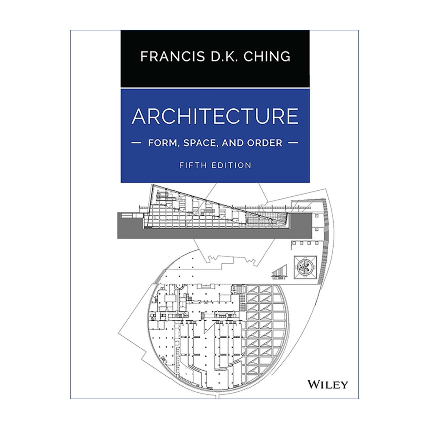 英文原版 Architecture 建筑 形式 空间与秩序 第5版 华盛顿大学名誉教授程大锦 英文版 进口英语原版书籍