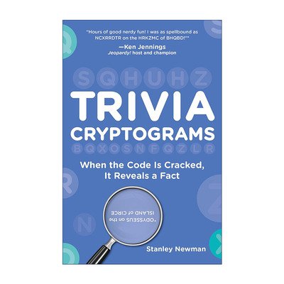 英文原版 Trivia Cryptograms 密码学 含300个密码谜题 英文版 进口英语原版书籍