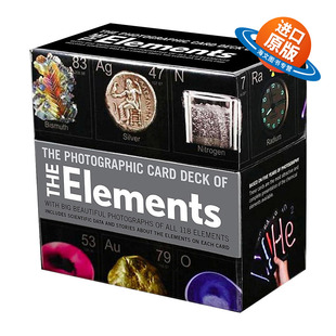 Deck Elements The Card 英文版 书籍 英文原版 素周期表 Photographic 元 礼盒装 the 进口英语原版 素系列闪卡