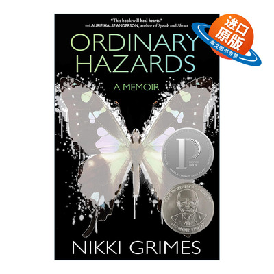 英文原版 Ordinary Hazards 普通危险 青少年传记 诗歌 普林兹奖 Nikki Grimes 精装 英文版 进口英语原版书籍
