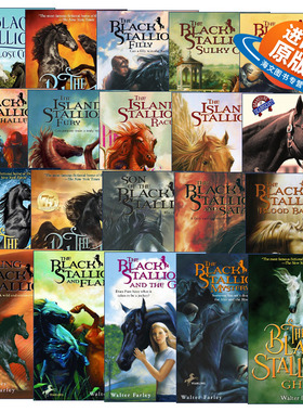 英文原版 The Black Stallion 黑神驹系列20册 Walter Farley 青少年骑马动作冒险小说 英文版 进口英语原版书籍