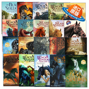 Farley 书籍 Black 进口英语原版 英文版 青少年骑马动作冒险小说 Walter 黑神驹系列20册 Stallion The 英文原版