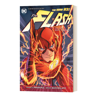 英文原版 The Flash Vol. 1 Move Forward (The New 52) 闪电侠第一卷 前进 英文版 进口英语原版书籍