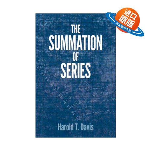 英文原版 The Summation of Series 级数求和 数学教授Harold T. Davis 英文版 进口英语原版书籍