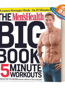 英文原版 The Men's Health Big Book of 15-Minute Workouts 15分钟练出强健体魄 运动健身实用性建议 英文版 进口英语原版书籍
