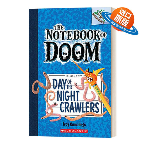 英文原版绘本 The Notebook of Doom #2 Day of the Night Crawlers 毁灭笔记2 儿童读物 英文版 进口英语原版书籍