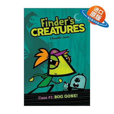 英文原版 Finders Creatures 01 Bog Gone 发现者生物系列01 沼泽消失了 儿童侦探推理漫画 英文版 进口英语原版书籍