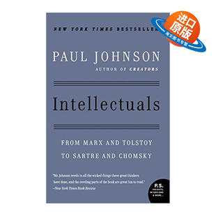 英文原版 Intellectuals 知识分子 保罗约翰逊 英国历史学家 英文版 进口英语原版书籍