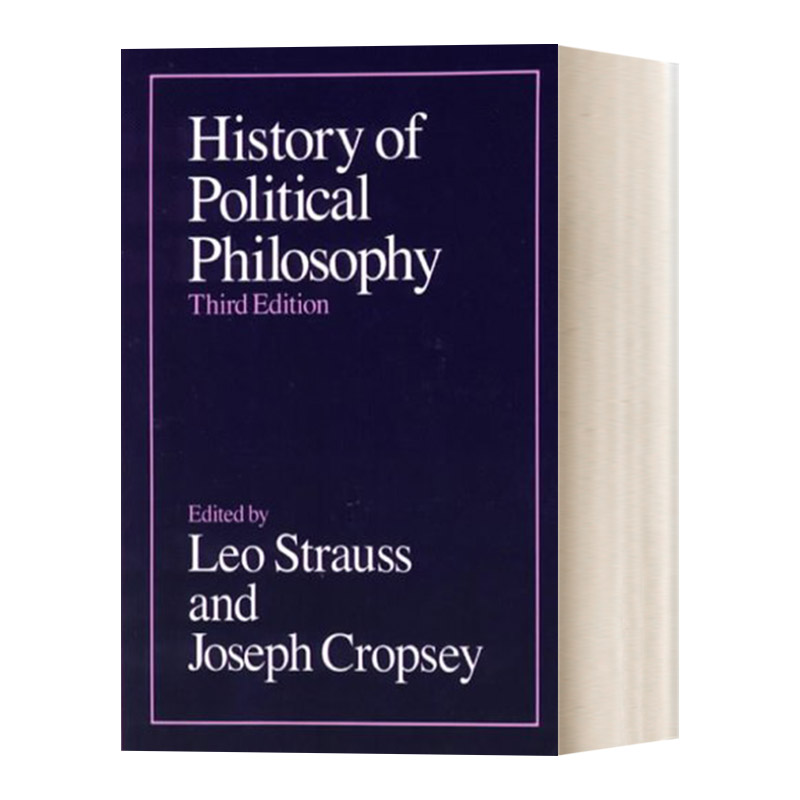 英文原版 History of Political Philosophy 政治哲学史 豆瓣高分推荐 Leo Strauss| Joseph Cropsey 英文版 进口英语原版书籍