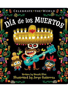 英文原版 Día de los Muertos 世界节日之亡灵节 纸板书 英文版 进口英语原版书籍