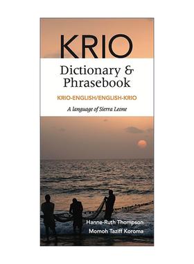 英文原版 Krio-English/English Krio Dictionary and Phrasebook 克里奥尔语-英语双解词典与常用语手册 英文版进口英语原版书籍