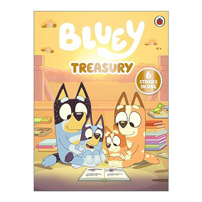 英文原版 Bluey Treasury 小蓝狗布鲁伊 六合一故事集 精装 英文版 进口英语原版书籍