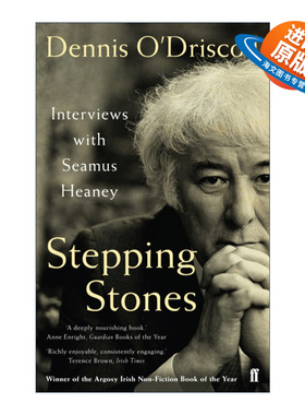 英文原版 Stepping Stones 踏脚石 谢默斯·希尼访谈录 诺贝尔文学奖得主 英文版 进口英语原版书籍