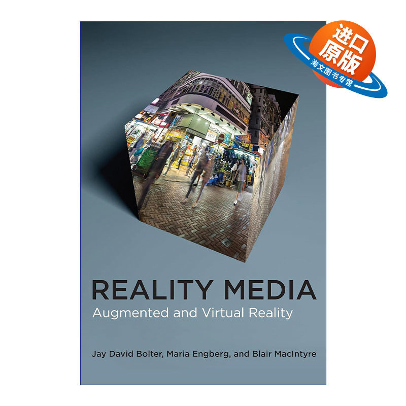 英文原版 Reality Media 现实媒介 增强现实与虚拟现实 计算机科学和媒体技术高级教授Jay David Bolter 精装 英文版 进口书籍