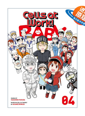 英文原版 Cells at Work! Baby 4 工作细胞 婴儿篇4 漫画 英文版 进口英语原版书籍