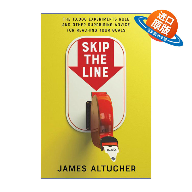 英文原版 Skip the Line 跨界 一万次实验法则和其他实现目标的惊人建议 精装 英文版 进口英语原版书籍