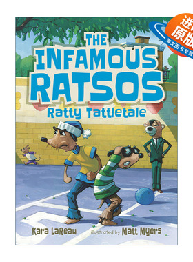 英文原版 The Infamous Ratsos Ratty Tattletale 声名狼藉的拉索系列5 告密者 儿童幽默故事 章节桥梁故事书 英文版 进口英语书