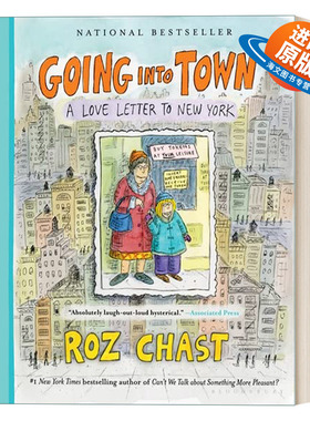 英文原版 Going into Town 去纽约 写给纽约的情书 幽默漫画作家Roz Chast 英文版 进口英语原版书籍