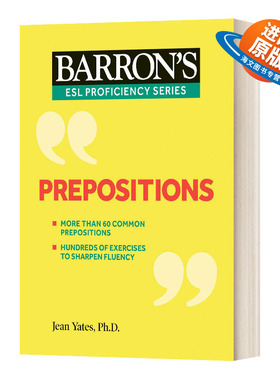 英文原版 Barron's Prepositions 巴朗英语介词手册 英文版 进口英语原版书籍