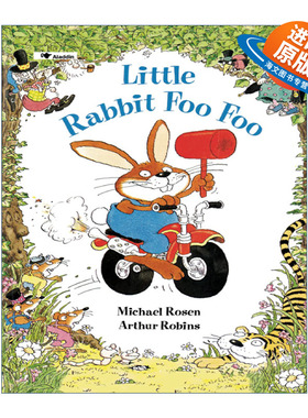 英文原版 Little Rabbit Foo Foo 小兔子芙芙 罗森爷爷 英文版 进口英语原版书籍