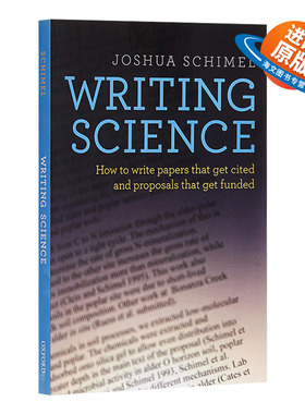英文原版 Writing Science 科学论文写作 如何写可以被引用的论及如何写可以获得资助的计划 英文版