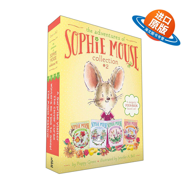 英文原版 The Adventures of Sophie Mouse Collection #2 老鼠苏菲历险记 5-8套装 英文版 进口英语原版书籍