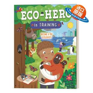 培养小环保英雄 书籍 Eco 进口英语原版 英文版 职业认知绘本 Training Hero 绘本 英文原版