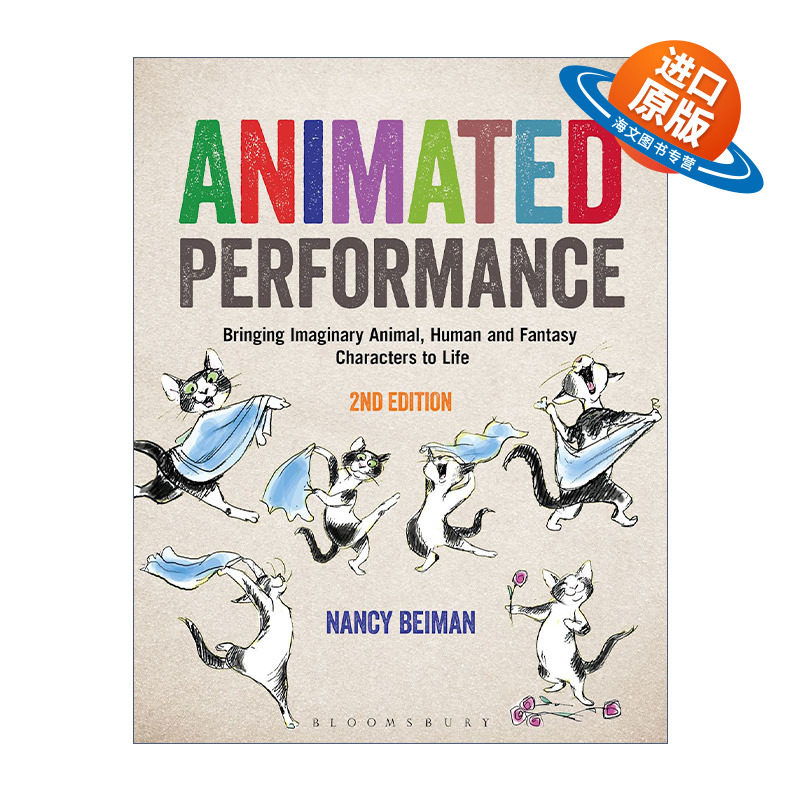 英文原版 Animated Performance 动画表演规律 南希·贝曼 经典动漫设计教程 英文版 进口英语原版书籍