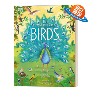 鸟类世界 The World 鸟类生物学 英文原版 插图书 Birds Extraordinary DK少儿图解科普 鸟类世界百科全书 非凡 英文版 精装