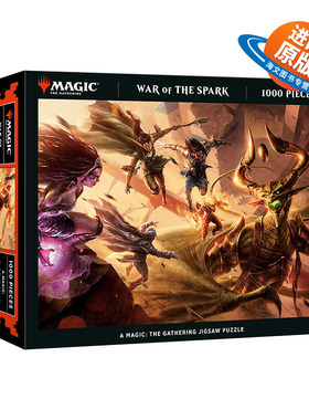 英文原版 Magic The Gathering 1000-Piece Puzzle 1000块拼图 万智牌系列 火花之战拼图 休闲娱乐 送礼 英文版 进口英语书