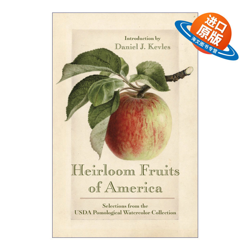 英文原版 Heirloom Fruits of America 美国的传家宝水果 美国农业部水彩果树收藏选集 精装艺术图册 英文版 进口英语原版书籍